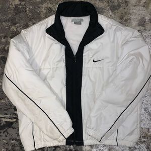 90s Nike White Puffer jacket